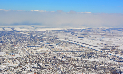Aerial Photo of St Catharines Winter