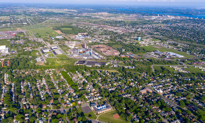 Aerial of Residential Homes